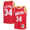 Hakeem Olajuwon Houston Rockets Magnifique Youth Swingman Throwback Jersey Red