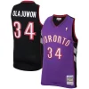 Hakeem Olajuwon Toronto Raptors 2001/02 Hardwood Classics Swingman Jersey Élégant Purple