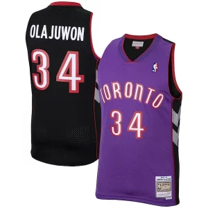 Hakeem Olajuwon Toronto Raptors 2001/02 Hardwood Classics Swingman Jersey Élégant Purple