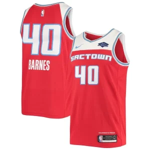 Harrison Barnes Sacramento Kings Nike Swingman Éclatant Jersey Red