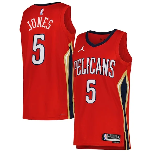 Herbert Jones Distingué New Orleans Pelicans Jordan Brand Unisex Swingman Jersey Statement Edition Red