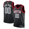 Houston Classique Rockets Jordan Brand Unisex 2022/23 Swingman Custom Jersey Statement Edition Black