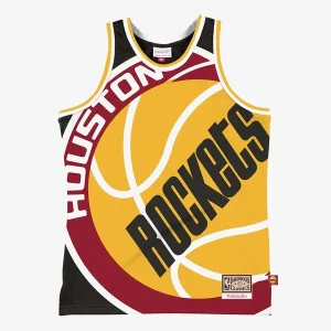 Houston Prime Rockets Hardwood Classics Blown Out Fashion Jersey Black