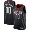 Houston Rockets Jordan Brand Swingman Custom Jersey Statement Personalisable Edition Black