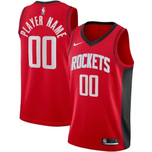 Houston Rockets Nike 2020/21 Swingman Custom Jersey Icon Edition Red Moderne