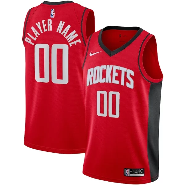 Houston Rockets Nike 2020/21 Swingman Custom Jersey Icon Edition Red Moderne