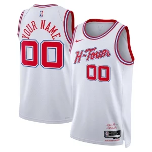 Houston Rockets Nike Commémoratif Unisex 2023/24 Custom Swingman Jersey White City Edition