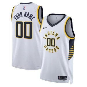 Indiana Éclatant Pacers Nike Unisex Swingman Custom Jersey White Association Edition