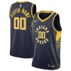 Indiana Pacers Dashing Nike 2020/21 Swingman Custom Jersey Icon Edition Navy