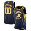 Indiana Pacers Nike 2021/22 Diamond Swingman Custom Élégant Jersey Icon Edition Navy