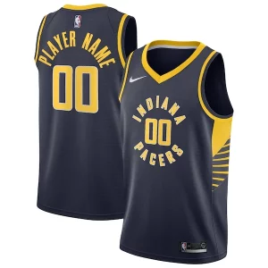 Indiana Pacers Nike Swingman Custom Jersey Navy Icon Edition Stylish