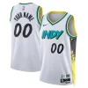 Indiana Pacers Nike Unisex Uniques 2024/25 Custom Swingman Jersey City Edition White