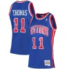 Isiah Thomas Detroit Exclusif Pistons 1988/89 Hardwood Classics Swingman Jersey Blue