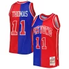 Isiah Thomas Isiah Thomas Hardwood Classics 1988/89 Split Swingman Jersey Moderne Blue/Red
