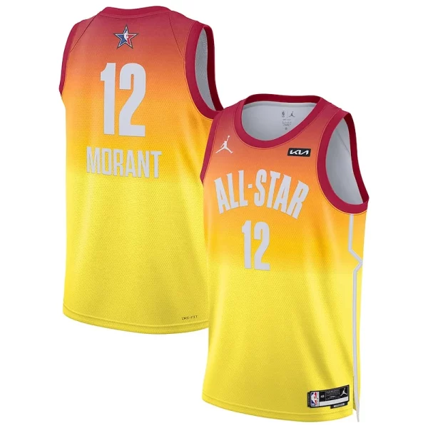 Ja Morant Jordan Brand 2023 NBA Exceptionnel All Star Game Swingman Jersey Orange