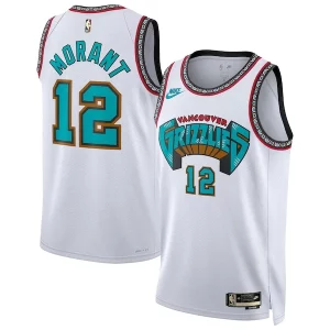 Ja Morant Memphis Grizzlies Nike Unisex 2024/25 Swingman Admirable Jersey White Classic Edition