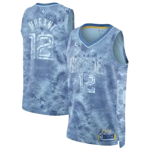 Ja Morant Memphis Grizzlies Nike Unisex Select Series Swingman Jersey Exclusif Light Blue