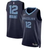Ja Morant Memphis Grizzlies Nike Unisex Swingman Jersey Icon Authentique Edition Navy/White