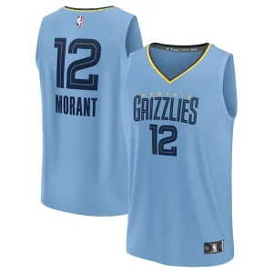 Ja Morant Memphis Grizzlies Youth Incontournable Fast Break Replica Player Jersey Statement Edition Light Blue