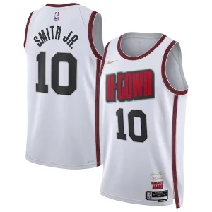 Jabari Smith Jr. Houston Rockets Nike Unisex 2024/25 Swingman Distingué Player Jersey City Edition White