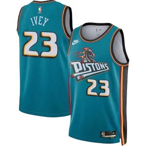Jaden Distingué Ivey Detroit Pistons Nike Swingman Jersey Classic Edition Teal