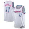 Jaime Jaquez Dashing Jr. Miami Heat Nike Unisex 2024/25 Swingman Player Jersey City Edition White