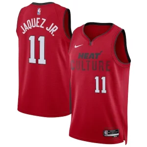 Jaime Jaquez Jr. Miami Heat Nike Unisex 2024/25 Swingman Player Jersey City Edition Red Tendance