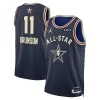 Jalen Brunson Jordan Brand Unisex 2024 Gracieux NBA All Star Game Swingman Jersey Navy