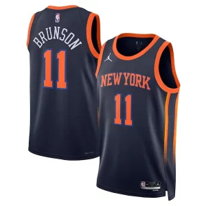 Jalen Brunson New York Knicks Jordan Dashing Brand Unisex Swingman Player Jersey Statement Edition Navy
