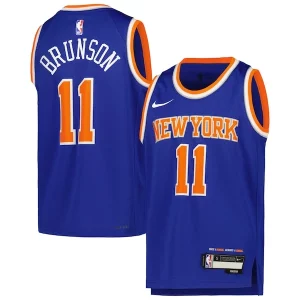 Jalen Brunson New York Knicks Nike Youth Swingman Jersey Uniques Icon Edition Blue
