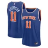 Jalen Brunson New York Knicks Fast Break Confortable Replica Player Jersey Icon Edition Blue