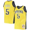 Jalen Rose Indiana Pacers 1999/00 Hardwood Classics Swingman Jersey Gold Authentique