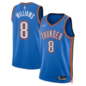 Jalen Williams Oklahoma City Thunder Sophistiqué Nike Unisex Swingman Replica Jersey Icon Edition Blue