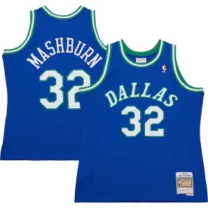 Jamal Mashburn Dallas Mavericks 2001/02 Hardwood Gracieux Classics Swingman Jersey Blue