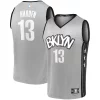 James Bold Harden Brooklyn Nets Fast Break Replica Jersey Charcoal Statement Edition/White