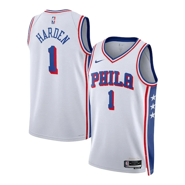 James Harden Philadelphia 76ers Nike Unisex Bold Swingman Jersey Association Edition White