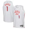 James Harden Philadelphia 76ers Nike Youth 2022/23 Swingman Jersey City Edition White Confortable