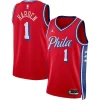 James Harden Vibrant Philadelphia 76ers Jordan Brand Unisex Swingman Jersey Statement Edition Red