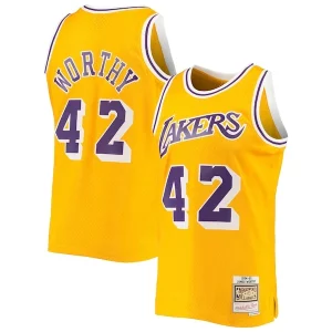James Luxueux Worthy Los Angeles Lakers 1984/85 Hardwood Classics Swingman Jersey Gold