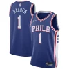 James Personalisable Harden Philadelphia 76ers Nike Swingman Jersey Icon Edition Royal