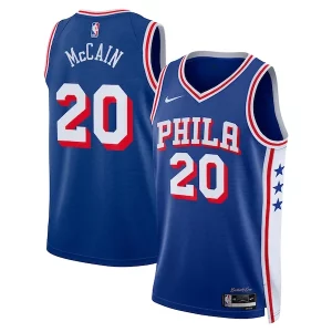 Jared McCain Philadelphia 76ers Nike Swingman Jersey Icon Edition Notable Royal