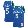 Jason Kidd Dallas Mavericks 1994/95 Gracieux Hardwood Classics Swingman Jersey Blue