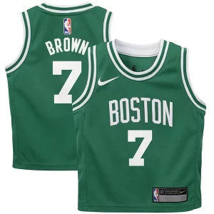 Jaylen Brown Boston Celtics Nike Preschool Swingman Player Stylish Jersey Icon Edition Kelly Green