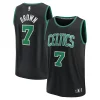 Jaylen Brown Boston Celtics Youth Éclatant Fast Break Replica Player Jersey Statement Edition Black
