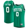 Jayson Tatum Boston Celtics 2024 NBA Finals Champions Fast Break Replica Player Jersey Kelly Green Incontournable Icon Edition