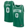 Jayson Tatum Boston Celtics Youth Fast Break Replica Player Jersey Icon Edition Kelly Green Tendance