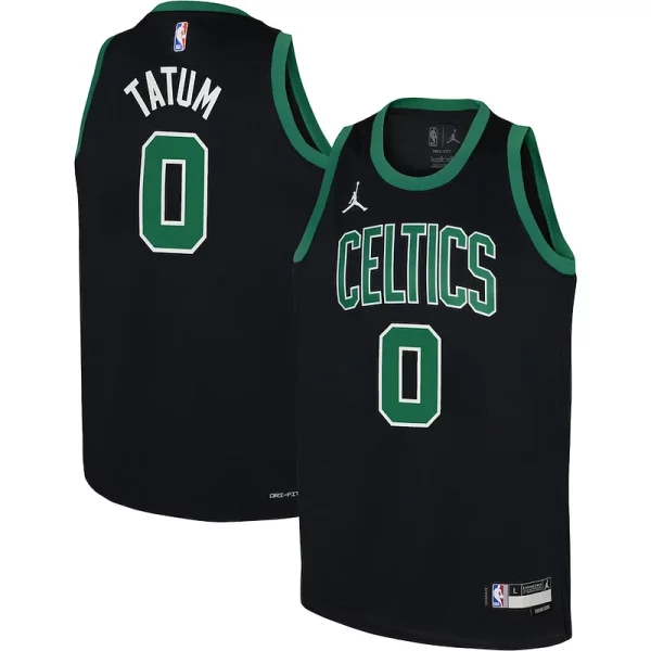 Jayson Tatum Boston Celtics Jordan Brand Youth Refiné Swingman Jersey Statement Edition Black