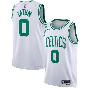 Jayson Tatum Charming Boston Celtics Nike Unisex Swingman Jersey Association Edition White