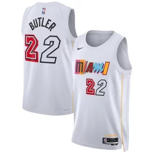 Jimmy Butler Miami Exquisite Heat Nike Unisex 2022/23 Swingman Jersey City Edition White