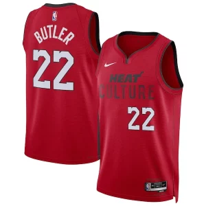 Jimmy Butler Miami Heat Nike Unisex 2024/25 Swingman Player Jersey City Vibrant Edition Red